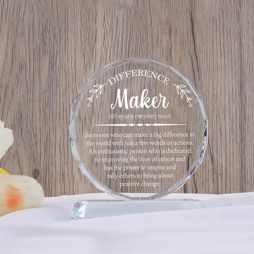 Uniquilling Thank You Gifts, Appreciation Award Crystal Plaque Box