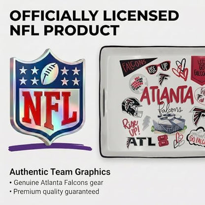 NFL Atlanta Falcons Loco Fan Large Serving Tray w/Handles