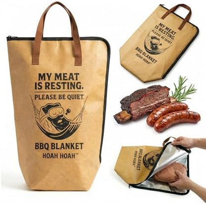 BBQ Blanket for Resting Meat, Large Meat Resting Bag, Cool BBQ Gift