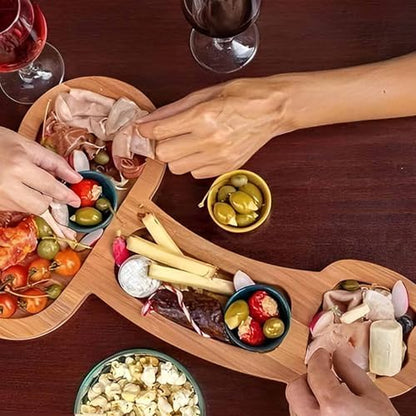 Funny Aperitif Board,Cheese Board and Solid Wood Charcuterie