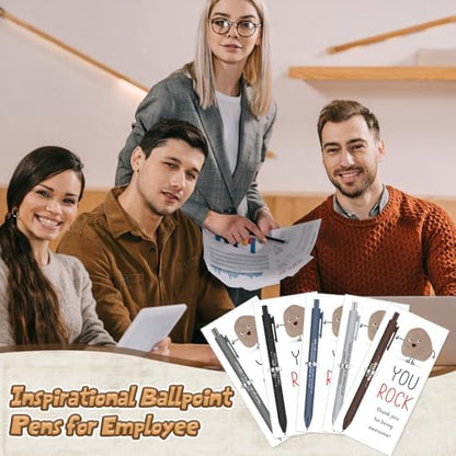 Sayglossy 12 Sets You Rock Pens Gifts Bulk Employee Appreciation Gifts