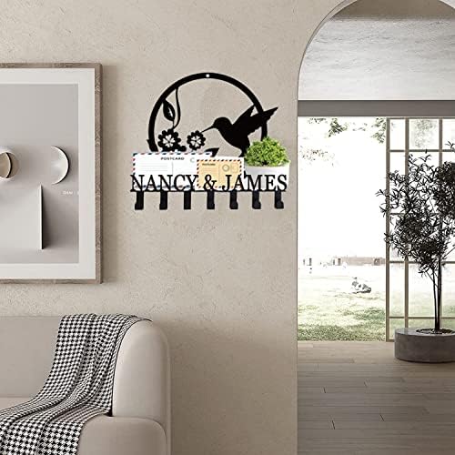 Mail and Key Holder for Wall, Hummingbird Holder Organizer with Hook
