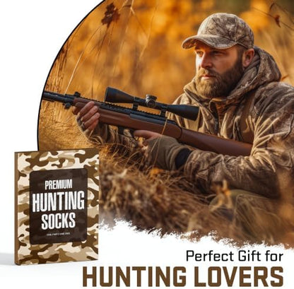 Hunting Accessories for Men, Dad - Funny Deer & Duck Hunting Socks