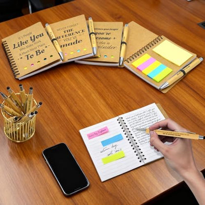 60 Pcs/30 Sets Employee Appreciation Gifts Bulk - Inspirational Spiral