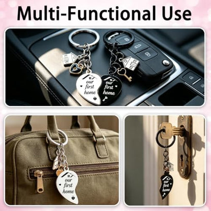New Home Keychain House Warming Gifts for Couple Best Housewarming
