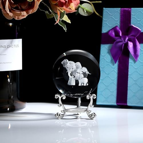 MAIBAOTA Elephant Gifts for Women Mother & Baby Elephant Decor for