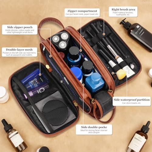 Mens Gifts for Birthday,Toiletries Travel Bag,Anniversary Groomsmen