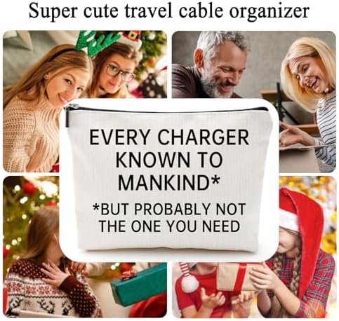 ZUYUROU Travel Cable Organizer Pouch Electronic Accessories Carry Case