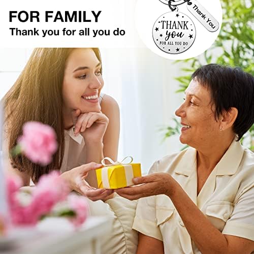 Yinkin 16 Pcs Thank You Keychain Employee Teacher Appreciation Gifts