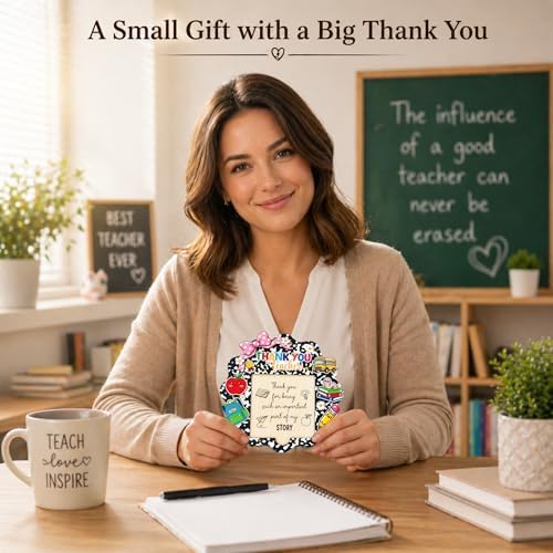 Teacher Sticky Note Holder, Teacher Appreciation Gifts, Thank You