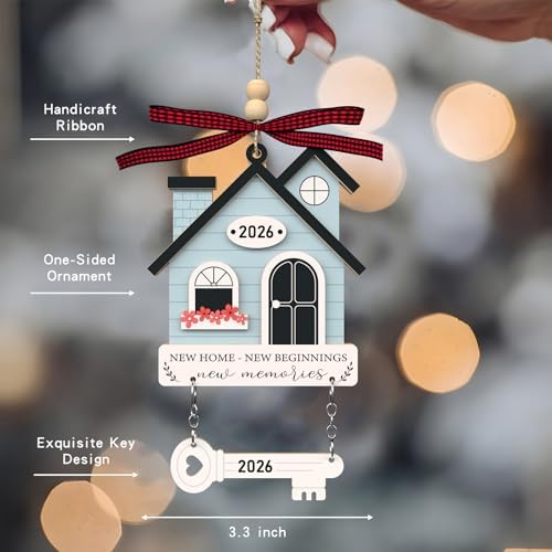 New Home Ornament 2026 - Housewarming Gifts for New House, First New