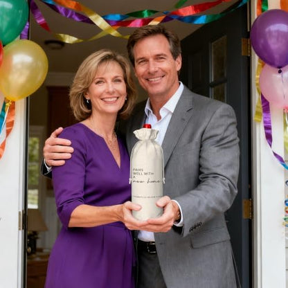 DOI-LANEE Housewarming Wine Bag, New Home Gifts for New Homeowner