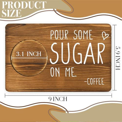 Funny Pour Some Sugar on Me Sign Coffee Lover Decor Barista Baker