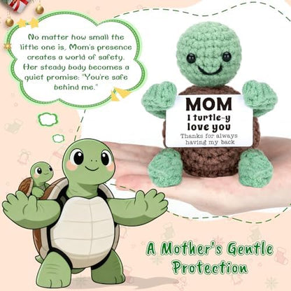Christmas Birthday Gifts for Mom from Daughter Son, Mini Turtle Gifts