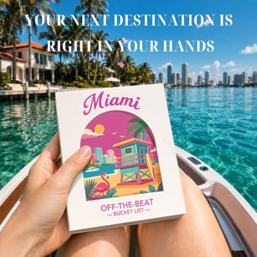 Miami Adventure Bucket List Cards, 50 Scratch-Off Cards Unique Local