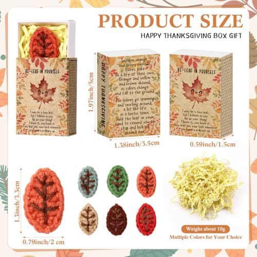 Wettarn 12 Sets Fall Gifts Bulk for Adults, Friendsgiving Party Favors