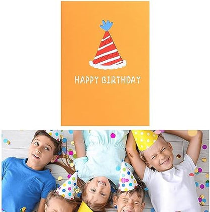 ROBBEAR Funny Cat Pop Up Birthday Card, Funny 3D Birthday Cards for