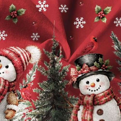Christmas Snowman Tree Skirt 48 Inches