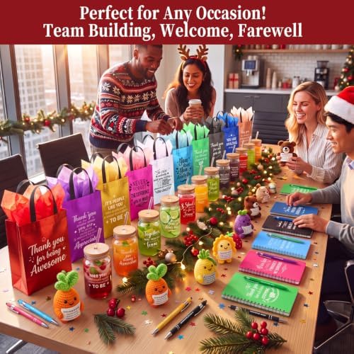 Spiareal 80 Pcs/10 Sets Christmas Employee Appreciation Gifts Bulk
