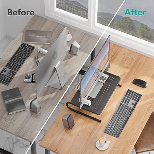 WALI Monitor Stand Riser, Laptop Riser for Desk, Computer Monitor