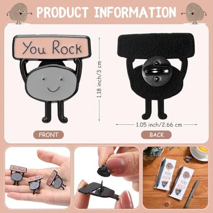 Sayglossy 24 Sets You Rock Employee Staff Appreciation Positive Gifts