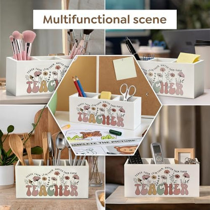 Teacher Appreciation Pen Pencil Utensil Holder for Women