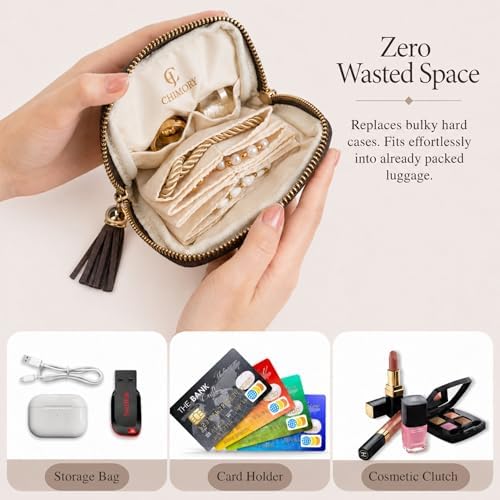 2026 New Travel Jewelry Case Organizer, Portable Travel Jewelry