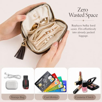 2026 New Travel Jewelry Case Organizer, Portable Travel Jewelry