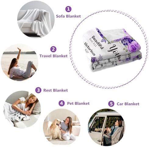 Christian Gifts for Women, Christian Throw Blanket 60" x 50"