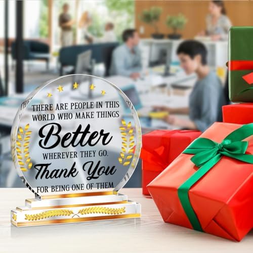 Thank You Appreciation Gifts for Coworkers Employees Desk Decor