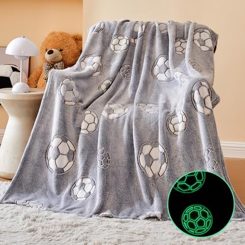 Wajade Soccer Gifts Toys for Boys Girls - Glow in The Dark Soccer