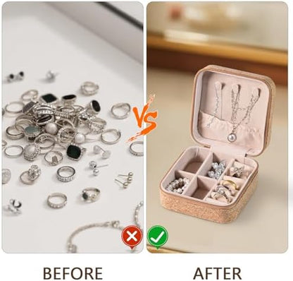 9 Pack Travel Jewelry Box Gifts for Pooja Jewelry Travel Case Box