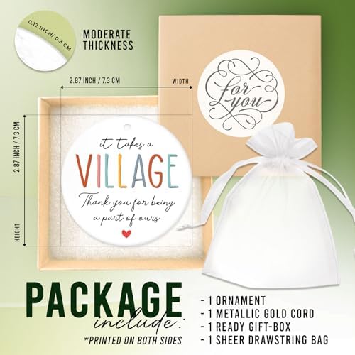 HEXMOZ Christmas Teacher Gifts for Women - Thank You Gifts for Women &