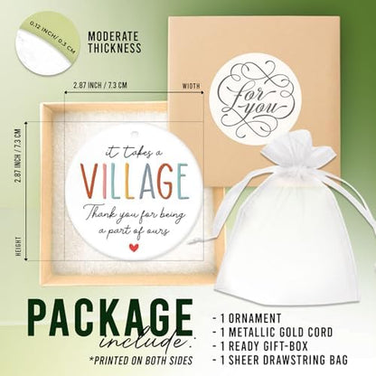 HEXMOZ Christmas Teacher Gifts for Women - Thank You Gifts for Women &