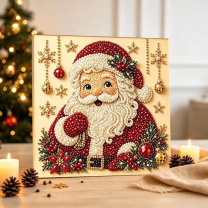 6 PACK Christmas Pearl Diamond Art Kits With Frame for Adults Diamond