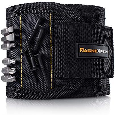 Magnelex Magnexpert Magnetic Wristband for Holding Screws, Nails and