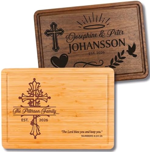 Christian House Warming Gifts New Home, Custom Christmas Cutting Board