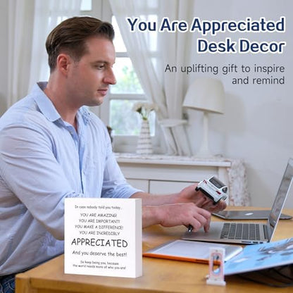 Thank You Gift Box for Men, Employee Appreciation Gifts for Men with