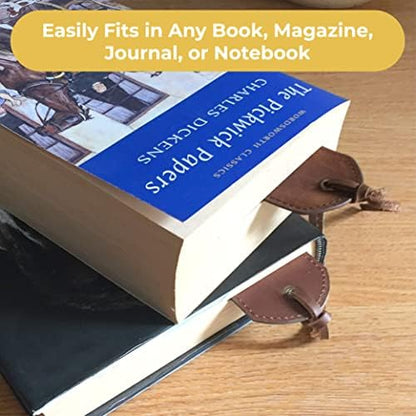 Sovereign-Gear Leather Bookmarks for Men and Women | Quality Bookmark
