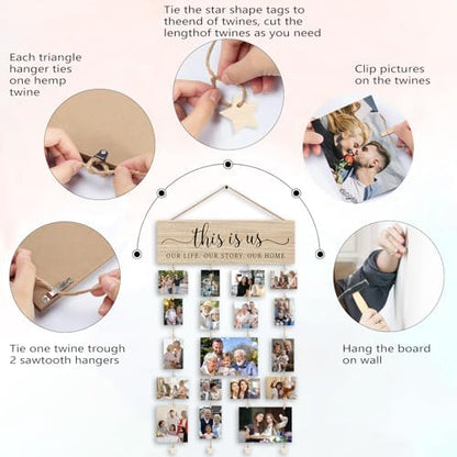 Lacama Family Photo Frame Gifts, This Is Us Picture Frame Housewarming