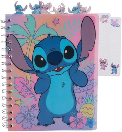 Disney Lilo & Stitch Tab Journal Spiral Bound Notebook with Cute