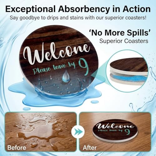 Funny Coasters - House Warming Gifts New Home - Housewarming Gifts for