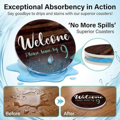 Funny Coasters - House Warming Gifts New Home - Housewarming Gifts for
