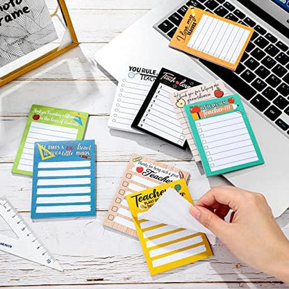 Pajean 12 Pcs Teacher Notepads Lined Back to School Gifts