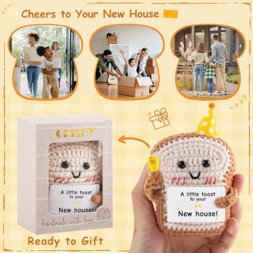 Crisky Housewarming Gifts for Couple Women Men with & Card | Handmade