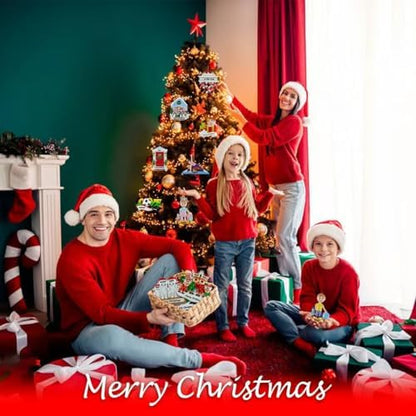 Family of 2 Christmas Ornament 2026, Personalized Gingerbread House
