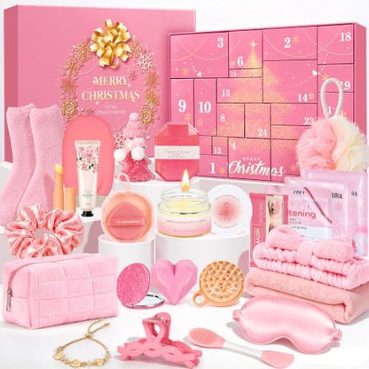 Meaicezli Beauty Advent Calendar 2026, 24 Day Self Care Gift for Teen