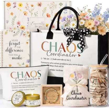 Thank You Gifts for Women Coworkers, Chaos Coordinator Gifts Boss Day