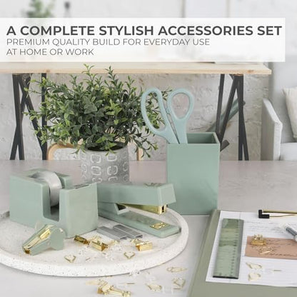 Aesthetic Desk Accessories Set for Women - A Complete Office Organizer