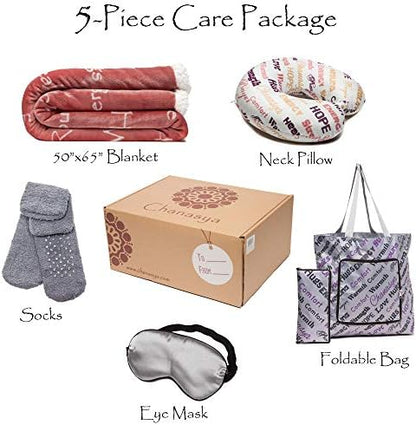 Chanasya Premium Care Gift Combo with Comfort Words, 5-Piece Set, Rose